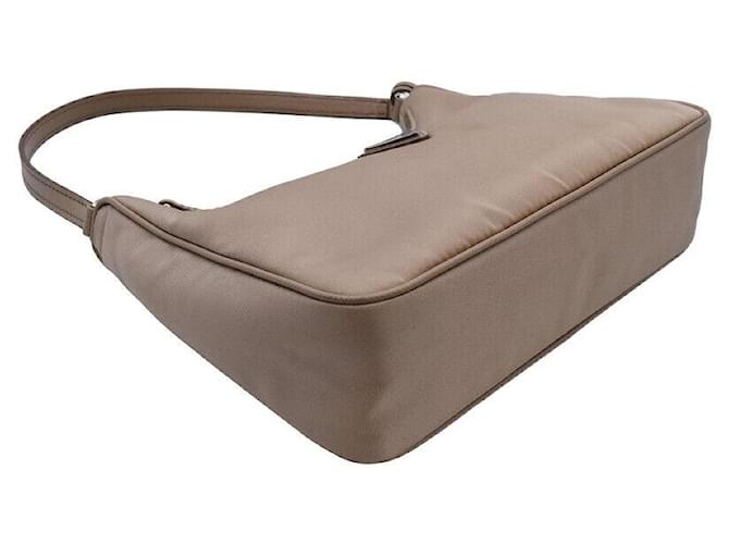 Prada Borsa a tracolla in nylon Marrone - vista 6