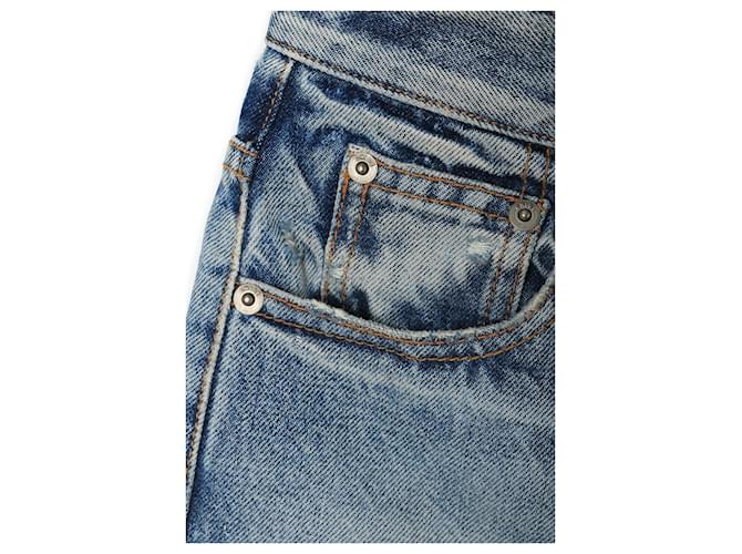 Chloé Patchwork Flare Denim Jeans Blau - Ansicht 3