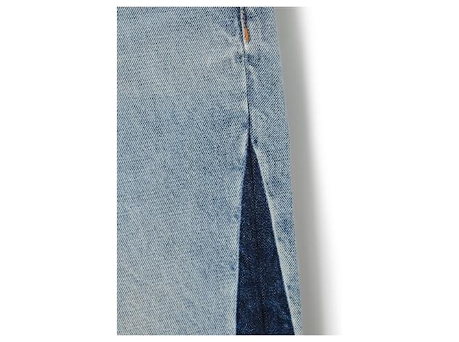 Chloé Patchwork Flare Denim Jeans Blau - Ansicht 5