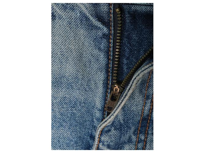 Chloé Patchwork Flare Denim Jeans Blau - Ansicht 9