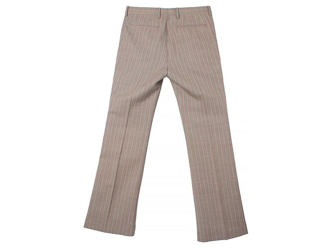Dries Van Noten PREELY Flared Wool Pants Brown - view 2