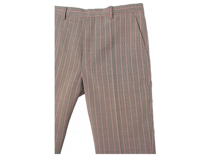 Dries Van Noten PREELY Flared Wool Pants Brown - view 3