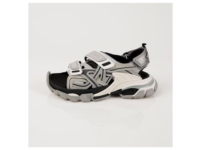 Balenciaga Sandali Track Marrone - vista 5