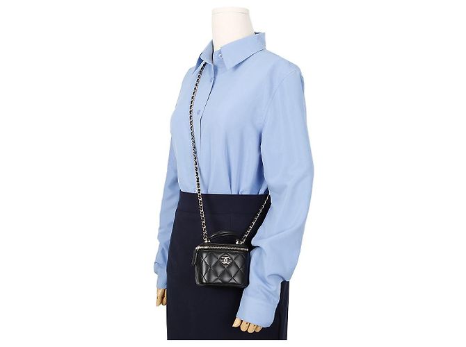 Chanel Borsa Vanity Mini con manico superiore, a tracolla e crossbody Multicolore - vista 12