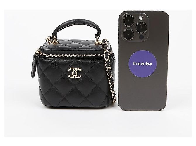 Chanel Borsa Vanity Mini con manico superiore, a tracolla e crossbody Multicolore - vista 9