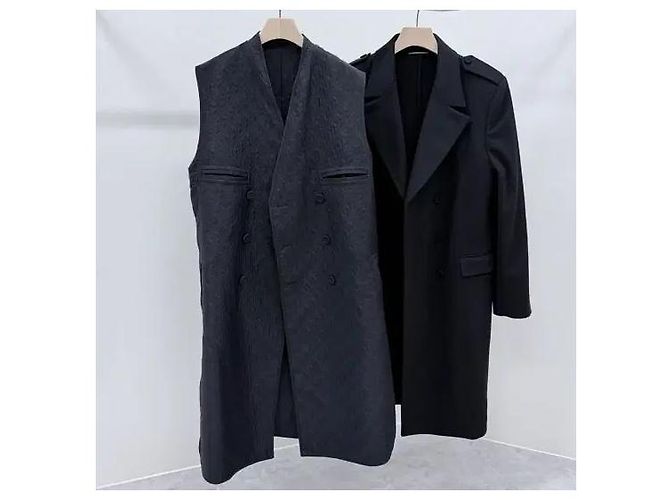 Dior Runway Collection Signature Mantel Schwarz - Ansicht 2