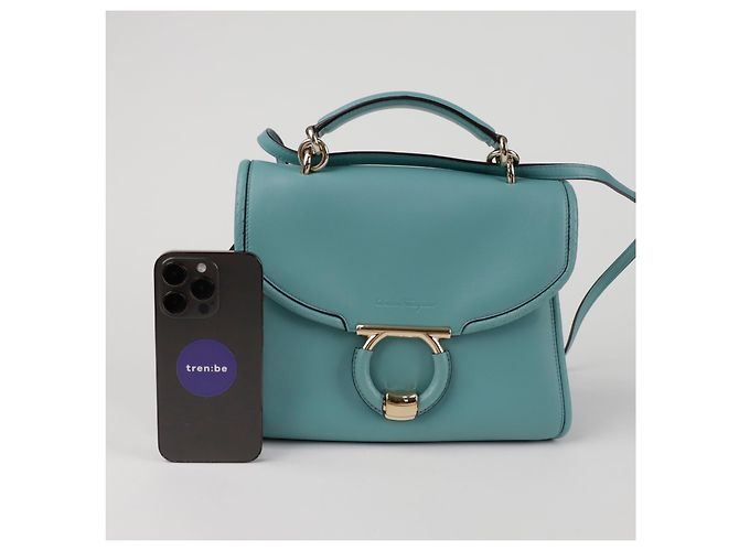 Salvatore Ferragamo Borsa a spalla tote Gancini Margo - vista 11