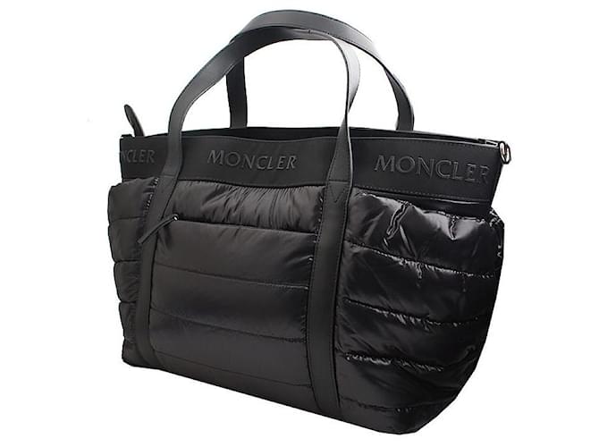Moncler Borsa a tracolla e spalla imbottita nera Nero - vista 2