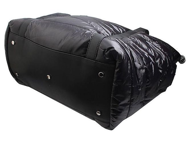 Moncler Borsa a tracolla e spalla imbottita nera Nero - vista 3