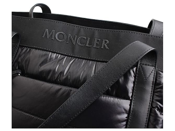 Moncler Borsa a tracolla e spalla imbottita nera Nero - vista 7