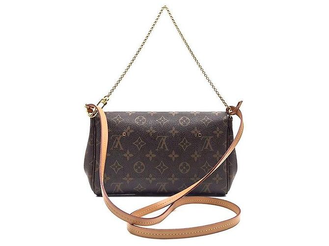 Louis Vuitton Monogram Favorite MM Borsa marrone - vista 3