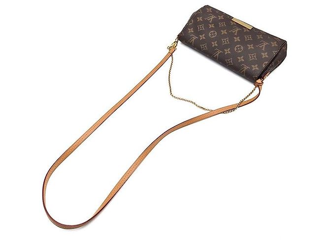 Louis Vuitton Monogram Favorite MM Borsa marrone - vista 4