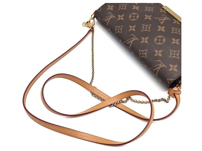 Louis Vuitton Monogram Favorite MM Borsa marrone - vista 5