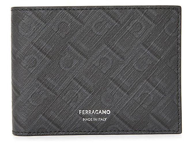Salvatore Ferragamo Portafoglio Monogram da Uomo Marrone - vista 2