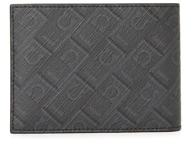 Salvatore Ferragamo Portafoglio Monogram da Uomo Marrone - vista 3