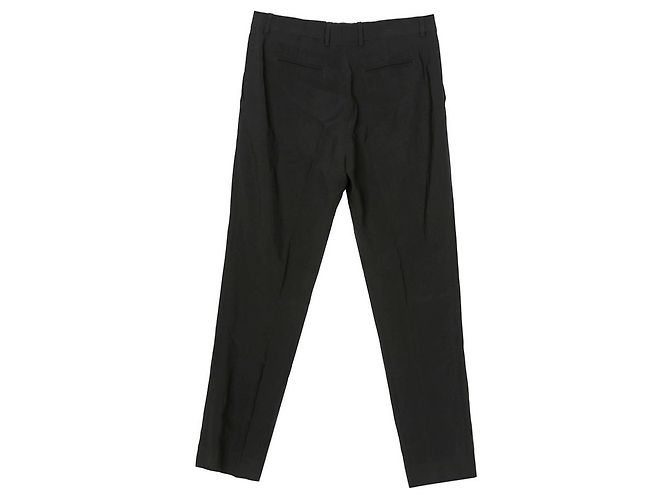 Céline Pantalones de Rayón Negros Talla - vista 2
