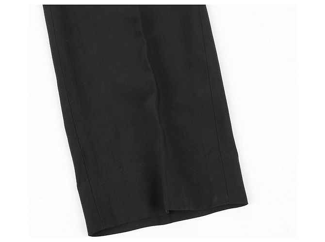 Céline Pantalones de Rayón Negros Talla - vista 4