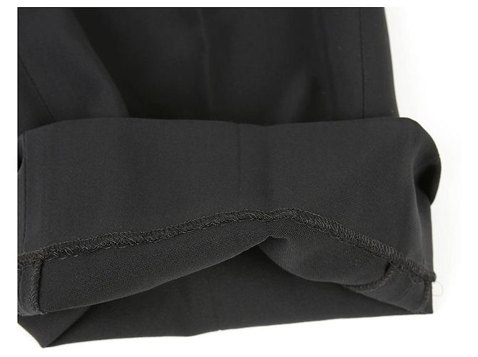 Céline Pantalones de Rayón Negros Talla - vista 5