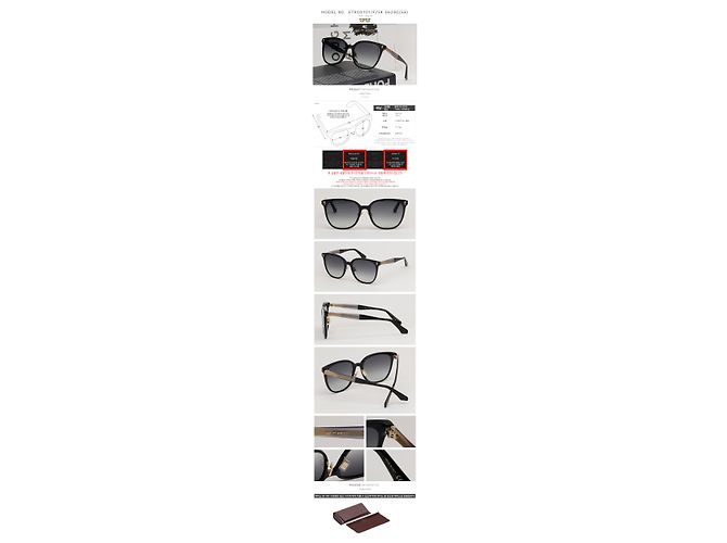 Etro Gafas de sol Asian Fit de acetato de lujo con protección UV Multicolor - vista 4