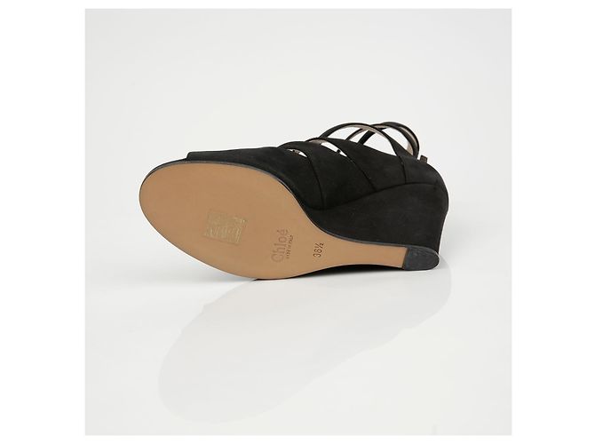 Chloé Sandali wedge a più cinturini Multicolore - vista 10