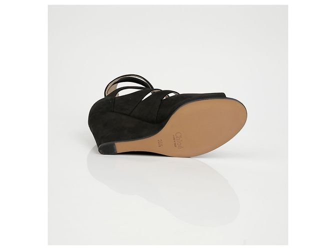 Chloé Sandali wedge a più cinturini Multicolore - vista 11