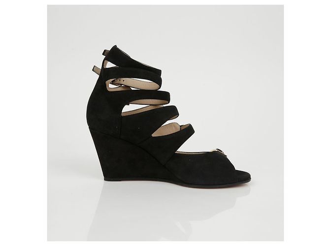 Chloé Sandali wedge a più cinturini Multicolore - vista 8