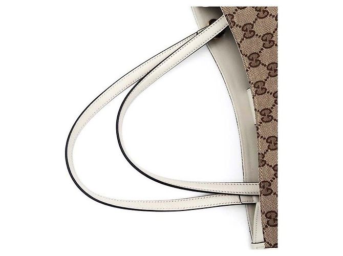 Gucci Borsa Shopper Horsebit Marrone - vista 4