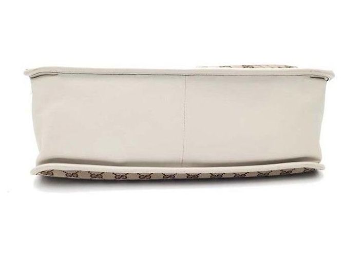 Gucci Borsa Shopper Horsebit Marrone - vista 5