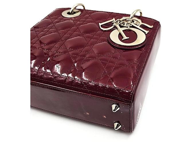 Dior Christian Patent Lady Small Rosso - vista 6
