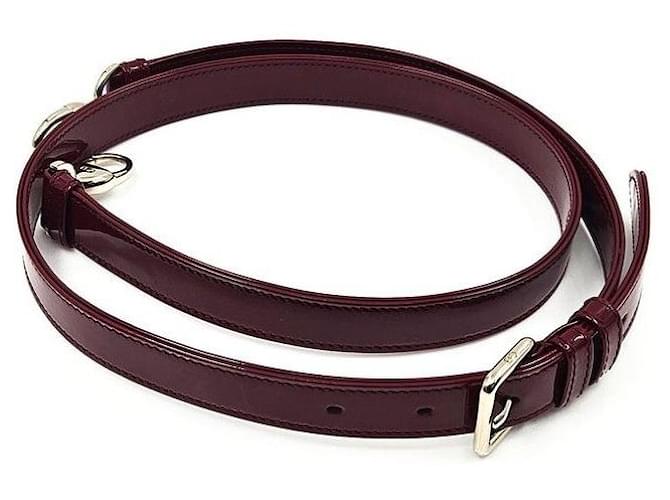 Dior Christian Patent Lady Small Rosso - vista 8