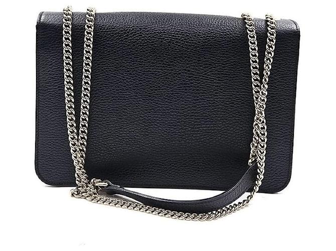 Gucci Borsa a tracolla Interlocking GG Nero - vista 4