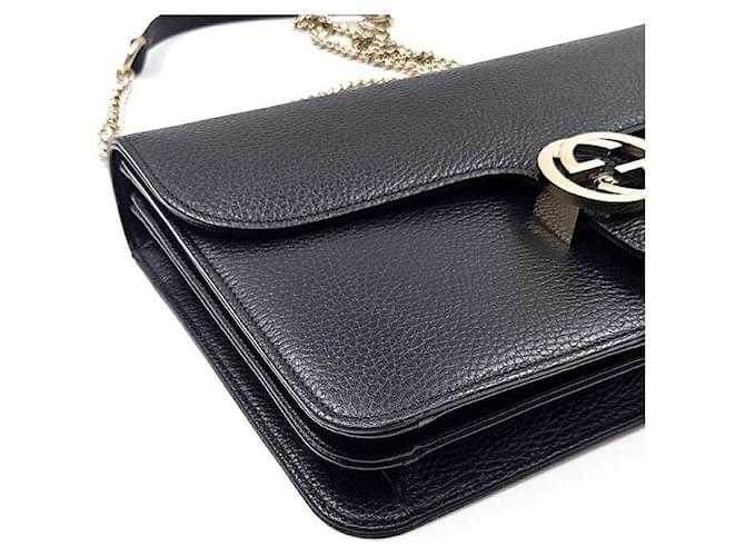 Gucci Borsa a tracolla Interlocking GG Nero - vista 7