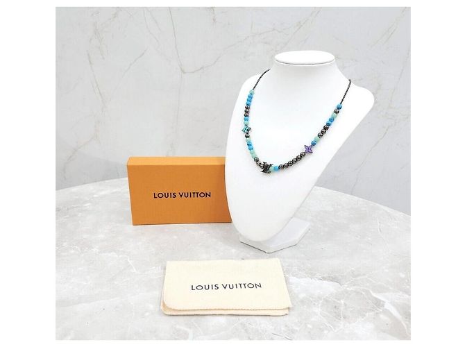 Louis Vuitton Neue LV Monogram Flower Bohemian Chic Perlenkette - Ansicht 7