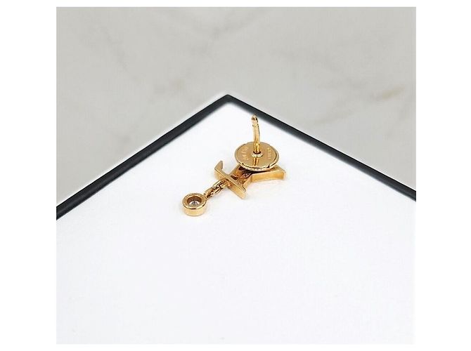 Louis Vuitton Orecchini a lobo Diamond Eidel Blossom LV Argento - vista 3