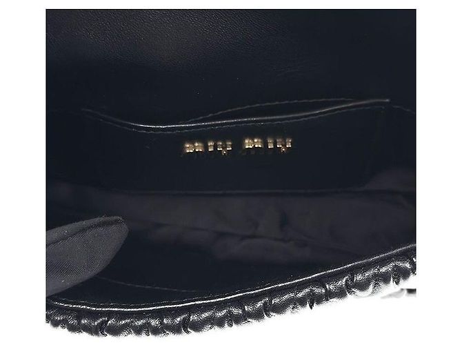 Miu Miu Mini borsa a tracolla Matelassé con catena Nero - vista 7