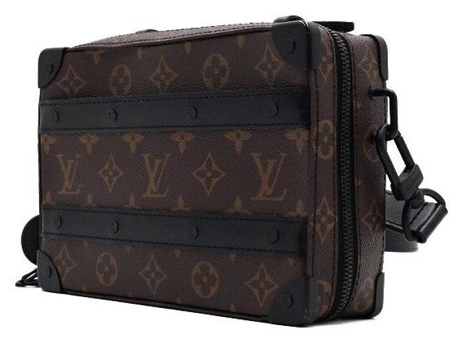 Louis Vuitton Borsa a Tracolla Soft Trunk Monogram Macassar da Uomo Multicolore - vista 2