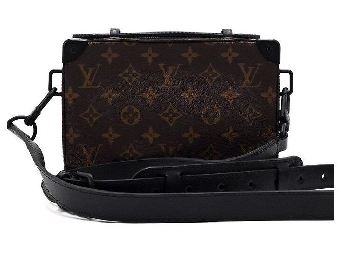 Louis Vuitton Borsa a Tracolla Soft Trunk Monogram Macassar da Uomo Multicolore - vista 4