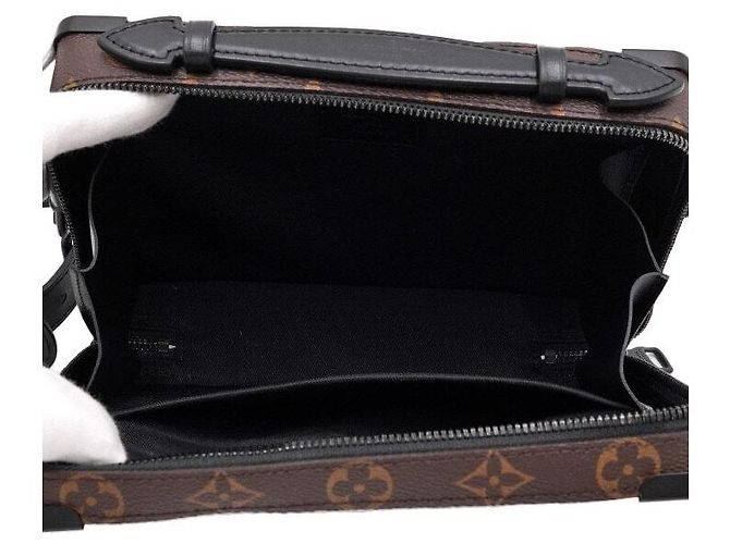 Louis Vuitton Borsa a Tracolla Soft Trunk Monogram Macassar da Uomo Multicolore - vista 5
