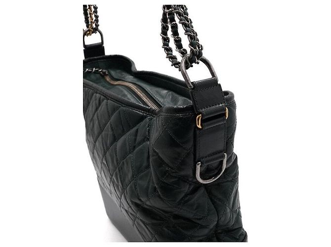 Chanel Borsa a tracolla Gabrielle Hobo Large con catena Verde - vista 11