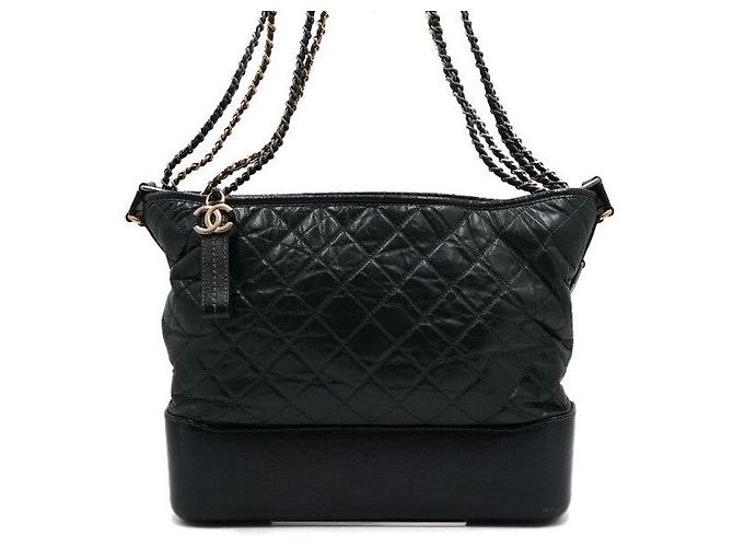 Chanel Borsa a tracolla Gabrielle Hobo Large con catena Verde - vista 2