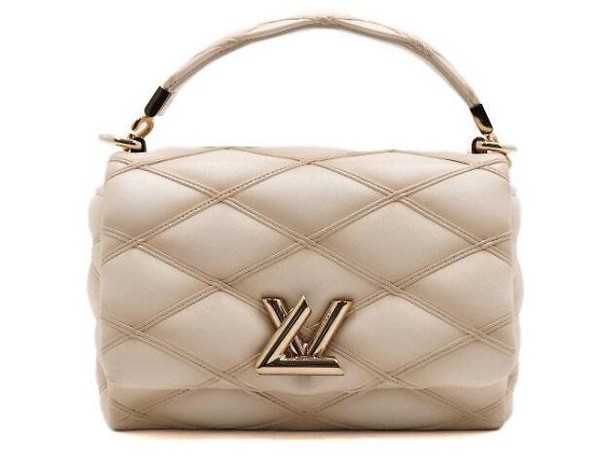Louis Vuitton Borsa Tote e Borsa a Tracolla con Catena PM Ramskin Vanilla D'oro - vista 2