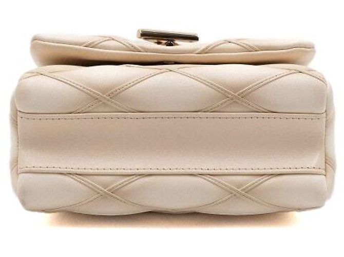 Louis Vuitton Borsa Tote e Borsa a Tracolla con Catena PM Ramskin Vanilla D'oro - vista 8