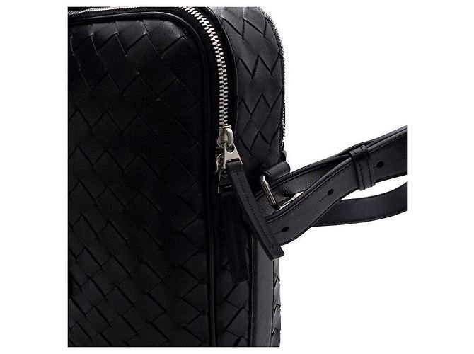Bottega Veneta Borsetta Grande Getaway Nera da Uomo Borsa a Tracolla Nero - vista 9