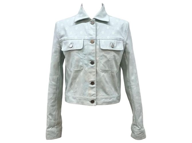 Hermès Shandal Denimjacke Silber - Ansicht 3