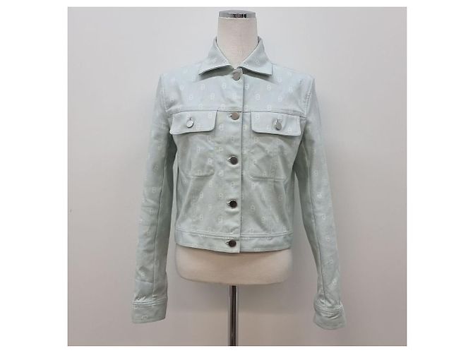 Hermès Shandal Denimjacke Silber - Ansicht 4