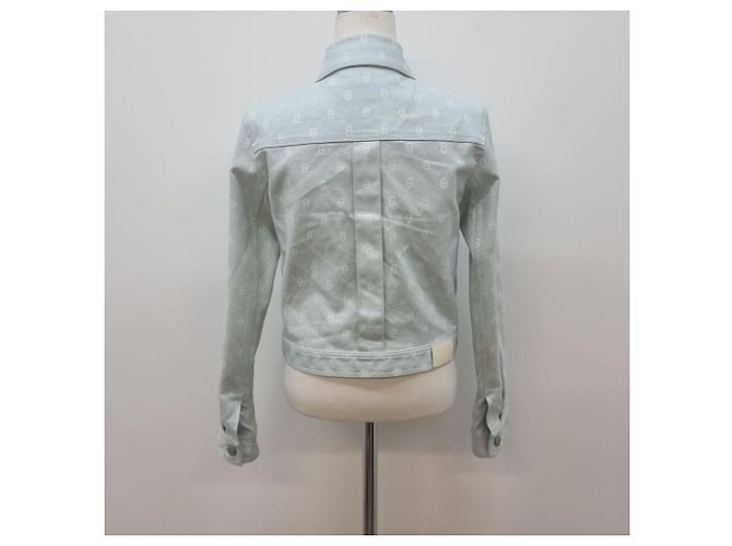 Hermès Shandal Denimjacke Silber - Ansicht 8