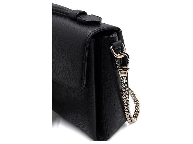 Gucci Bolsa Tote com Aba Entrelaçada e Bolsa de Ombro com Corrente Dourada - vista 10