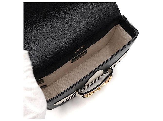 Gucci Mini borsa a tracolla e crossbody in pelle Horsebit - vista 5