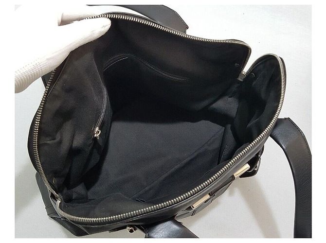 Salvatore Ferragamo Gancini Dekorative Tote Bag Schwarz - Ansicht 9