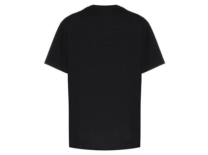 Gucci Camiseta de jersey de algodón con morsilla bordada Negro - vista 4